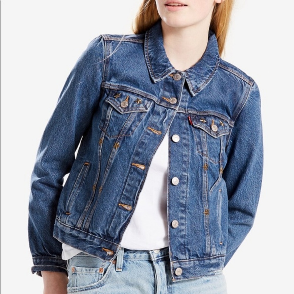 NWT Levi’s Original Denim Blue Jacket XS